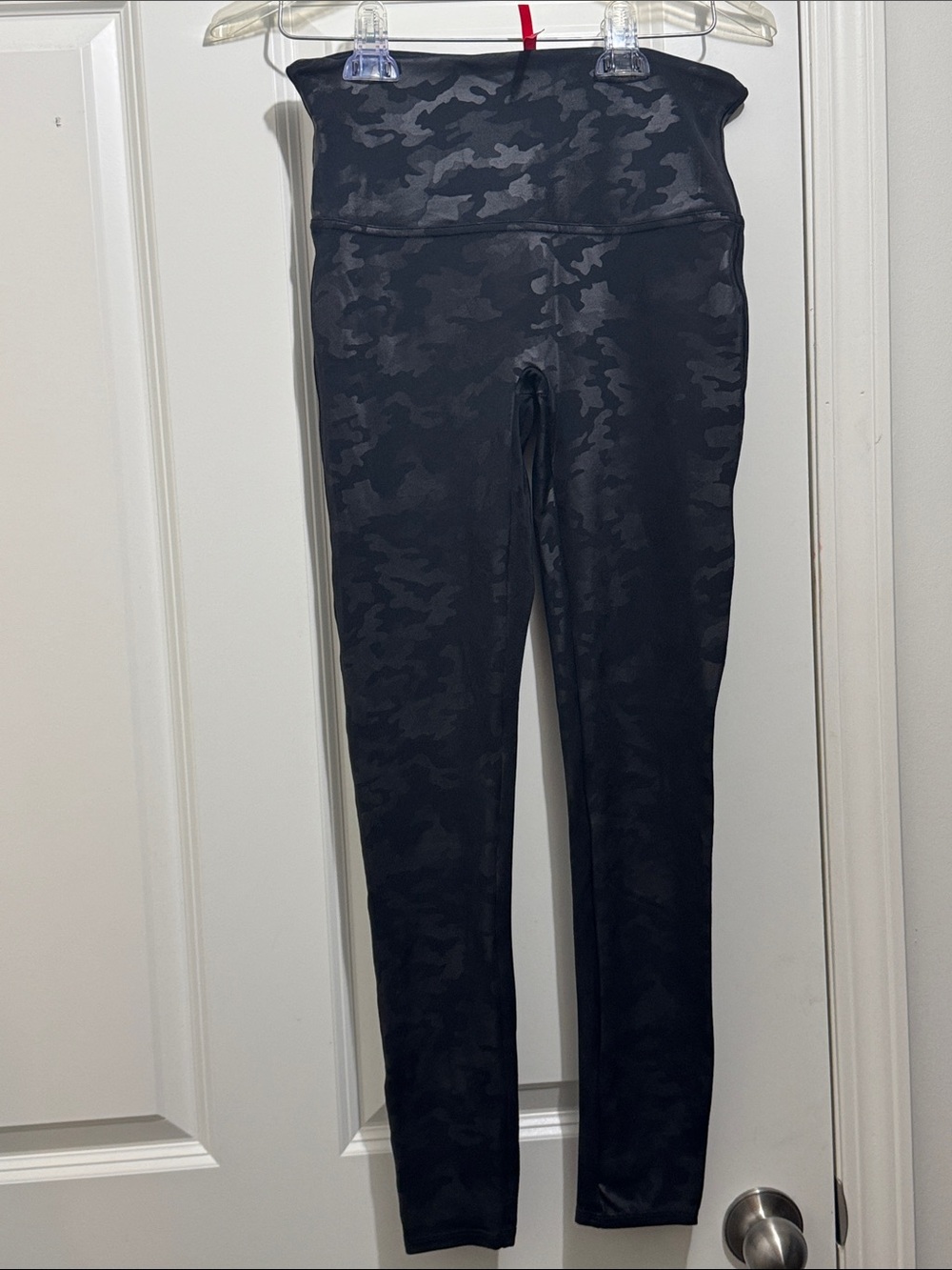 SPANX Black Camo High-Waist Leggings